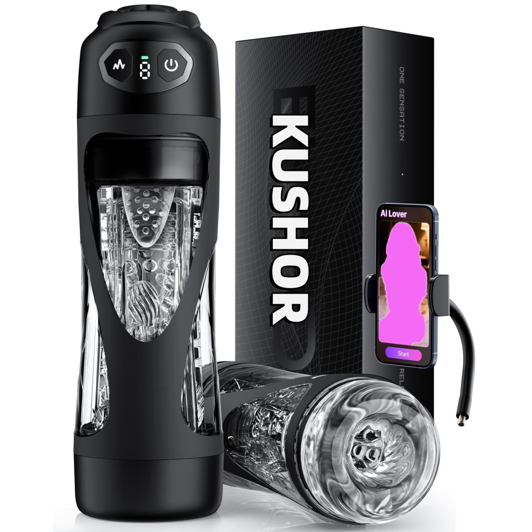 Candle X - KUSHOR 자동 흡입 남성용 자위기구 AI