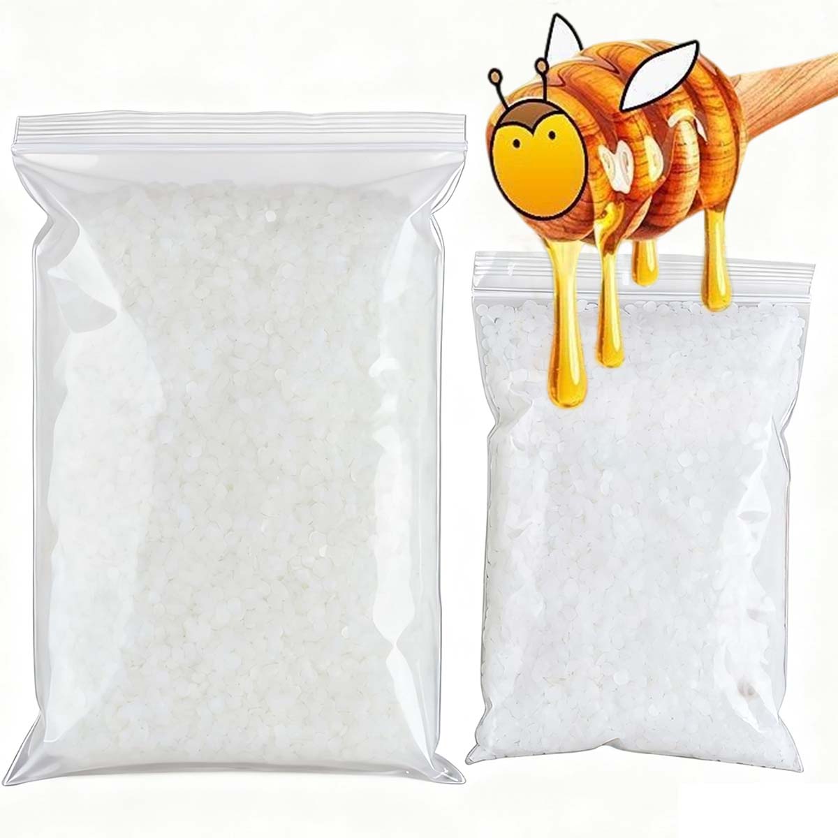 Candle Making Easy - 200g-1000g 백색 밀랍 순수 천연 과립형