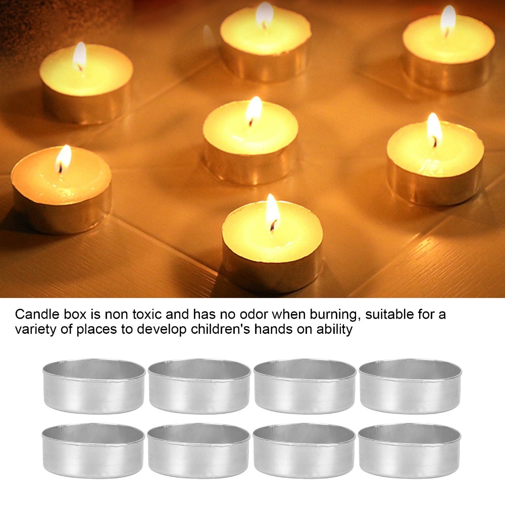 알루미늄 티라이트 홀더 50개, 크기: 1.37 x 1 - Candle X 리뷰 및 가격