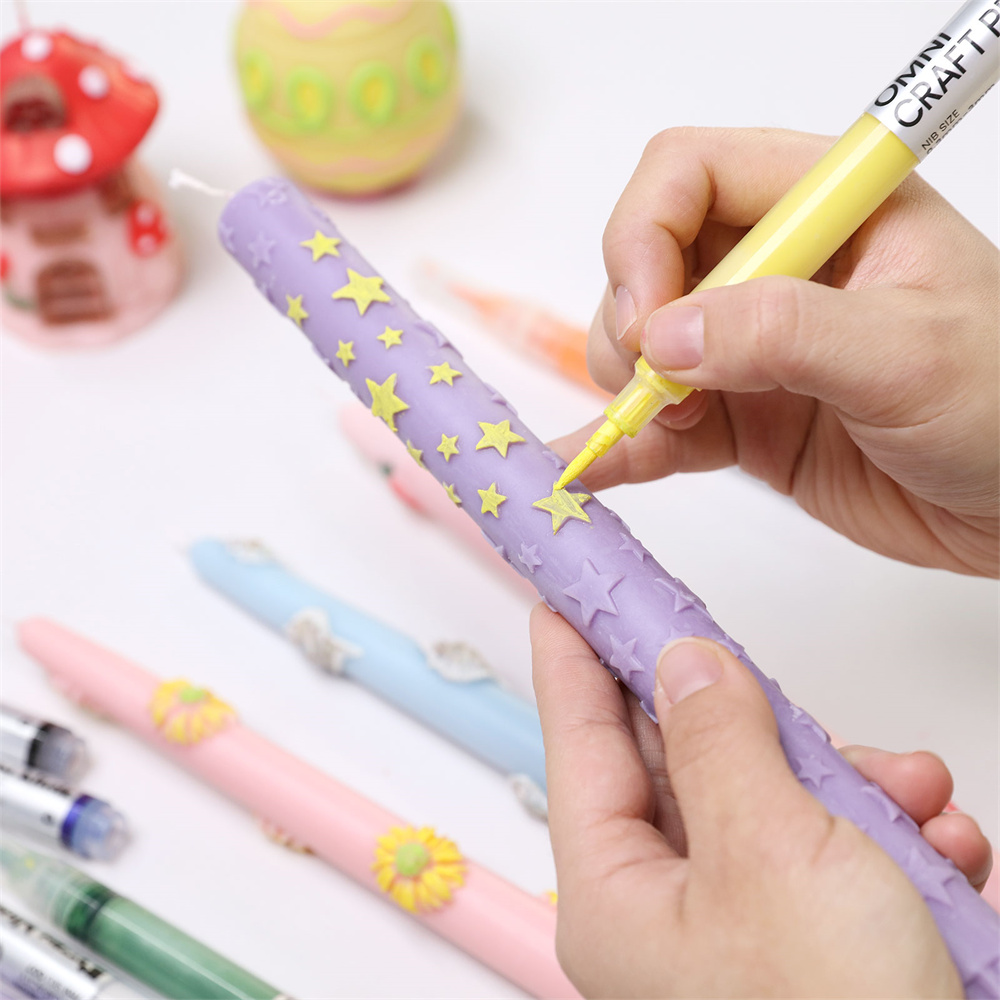 보완 니콜 옴니크래프트 펜 아크릴 페인트 마커 (캔들, - Candle Making Kit For Kids 리뷰 및 가격