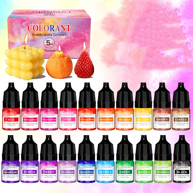 20 색 촛불 염료 안료 아로마 테라피 액체 착색제 안 - Candle Making Kit For Kids 리뷰 및 가격