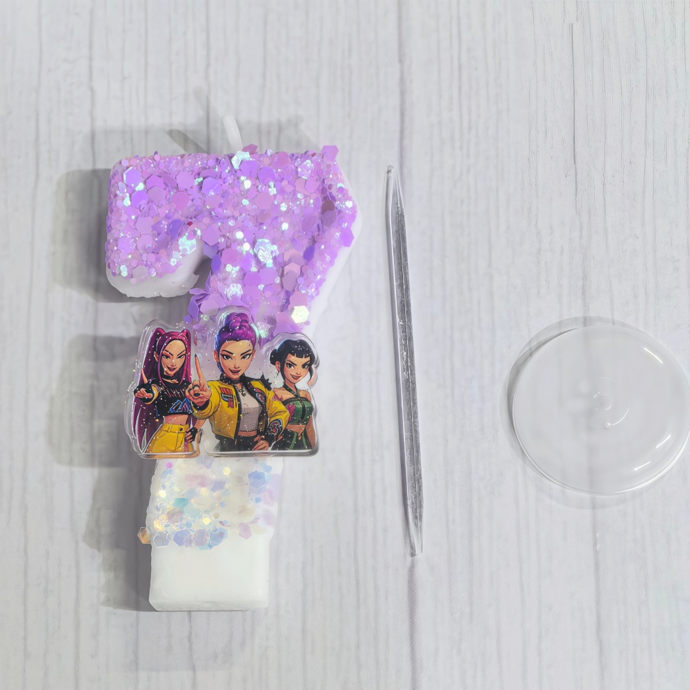 애니메이션 0-9 숫자 캔들 귀여운 3D 페이지 만화  - Candle Making Kit For Kids 리뷰 및 가격