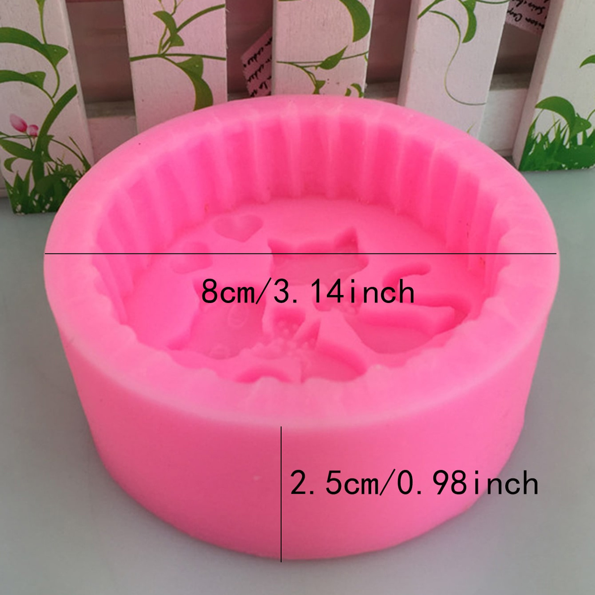 1피스 실리콘 고양이 비누 몰드 - 원형 DIY 양초  - Candle Making Easy 리뷰 및 가격