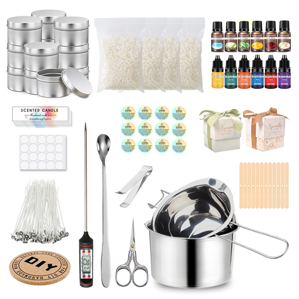 DIY 수제 아로마 테라피 왁스 캔들 만들기 도구 세트 - Candle Making Kit For Kids 리뷰 및 가격