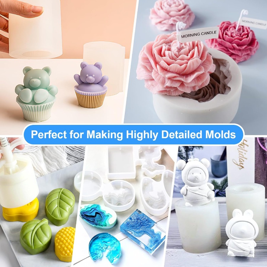 실리콘 몰드 제작 키트, 38.8온스 용량의 15A 경 - Candle Making Easy 리뷰 및 가격